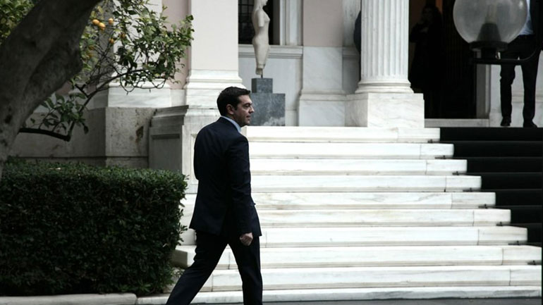 Συνεδρίαση στο Μέγαρο Μαξίμου υπό τον Αλέξη Τσίπρα